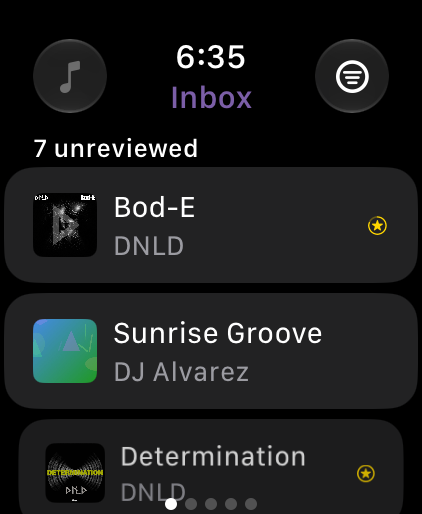 The Inbox on Apple Watch